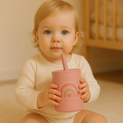 Verre bebe rose intifuite