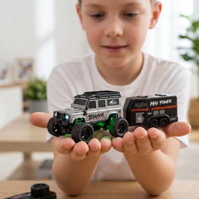 Voiture télécommandée enfant avec LED